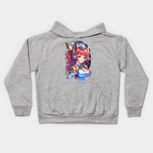 The Hunter's Journey: Mesmerizing AI Anime Character Art in Orion Kids Hoodie